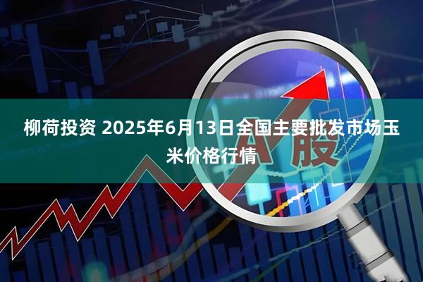 柳荷投资 2025年6月13日全国主要批发市场玉米价格行情